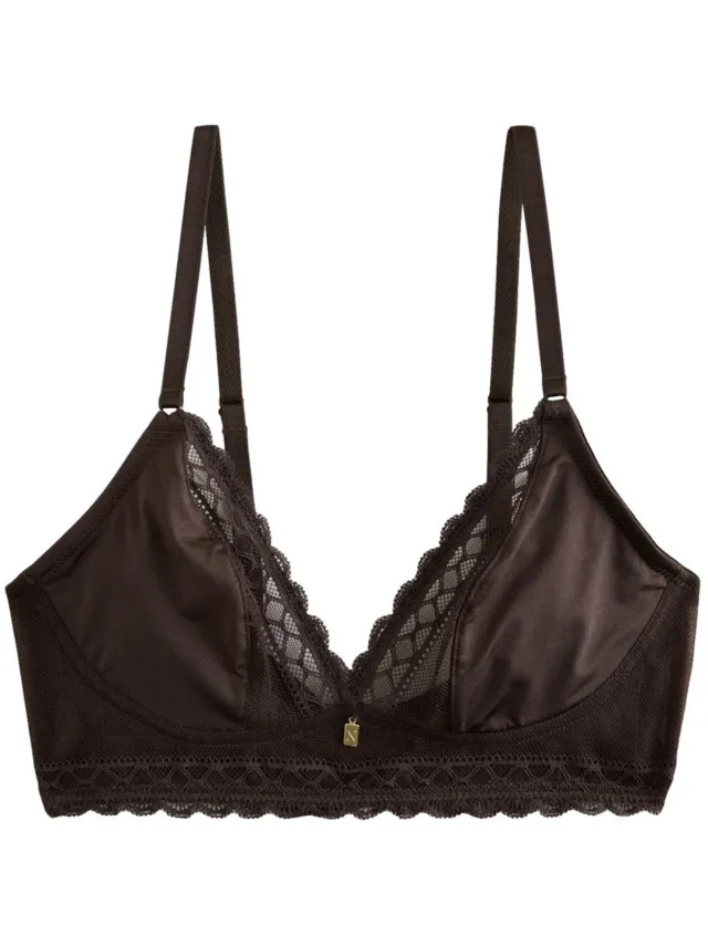 Next Dames - Gladde kanten bralette - Bruin Chocolate Brown