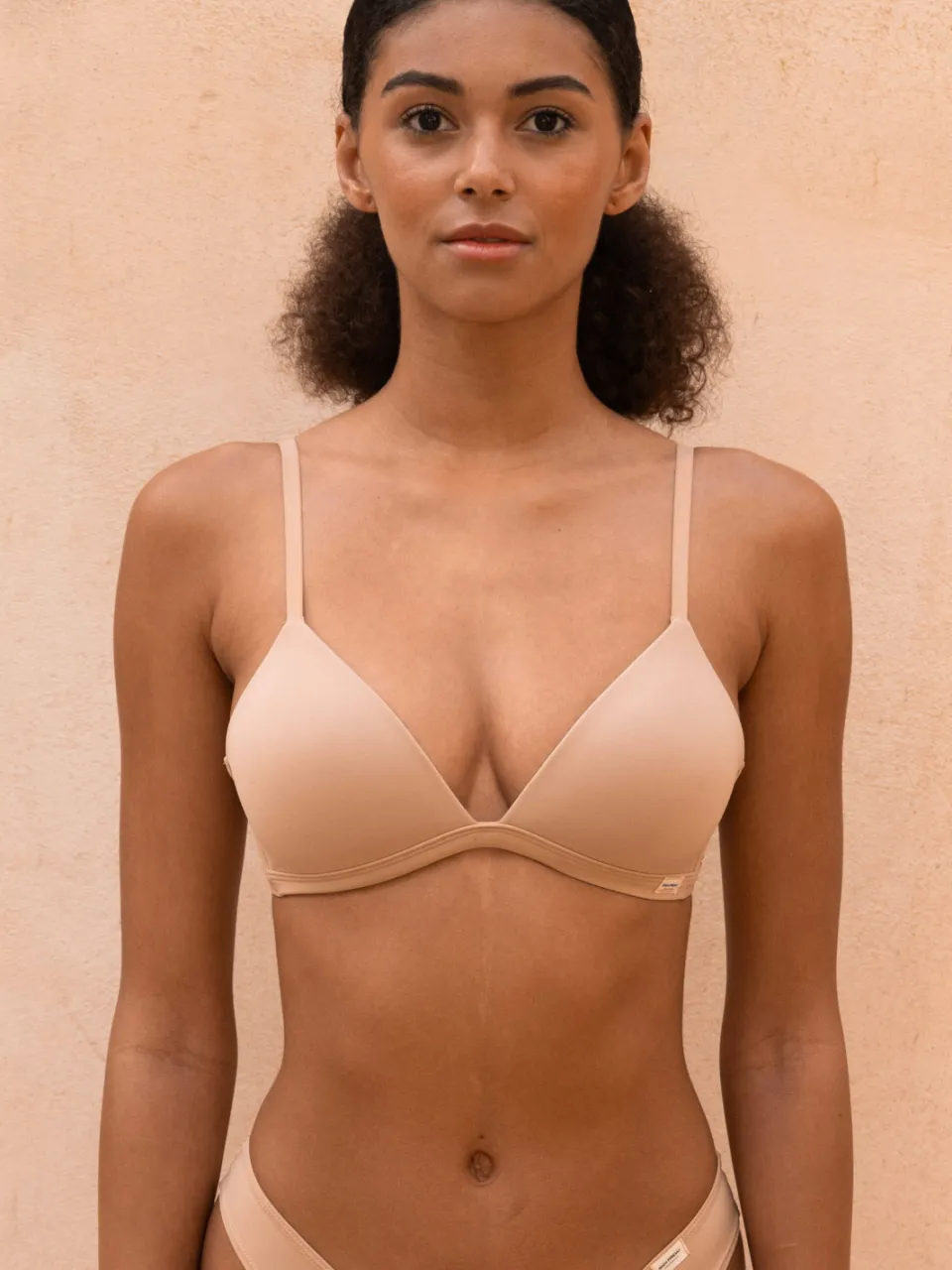 Sam Friday Mae voorgevormde bh zonder beugel beige