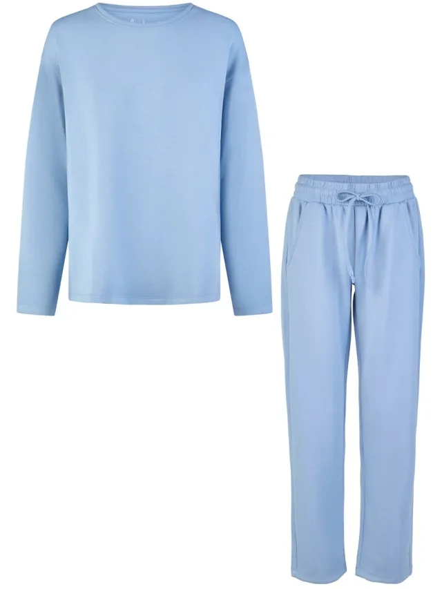 By Louise Dames Huispak Modal Blauw