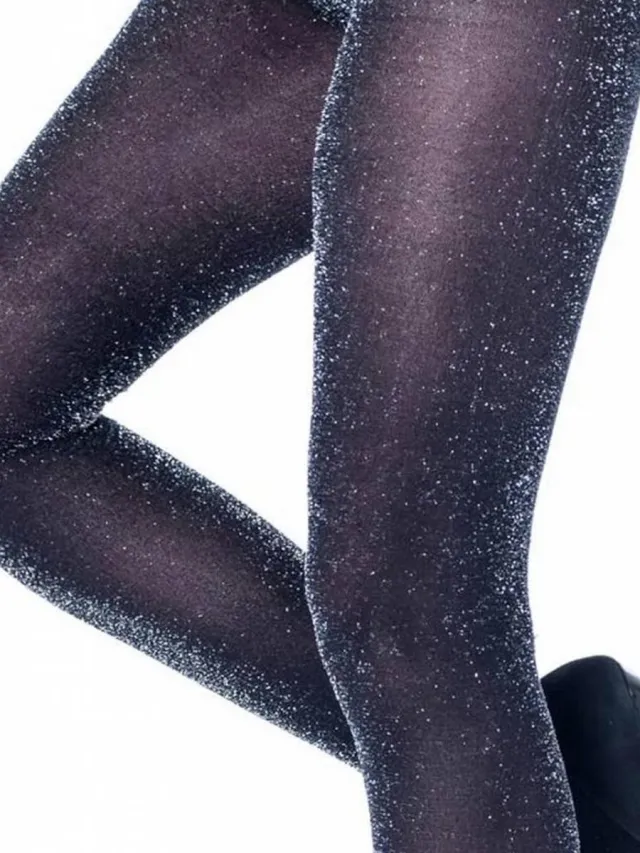Fiore Veronica 20 blauwe glitterpanty - 38/40 - Blauw