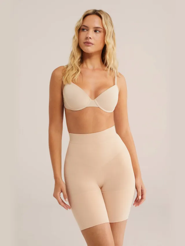 WE Fashion corrigerende short beige