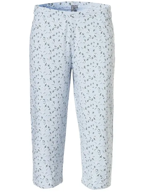By Louise Dames capri korte pyjama set / blauw, foto 2