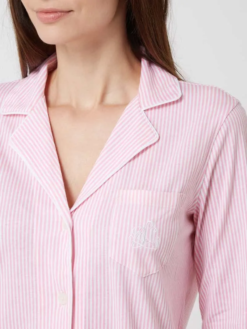 Lauren Ralph Lauren Nachthemd met strepen roze, foto 4