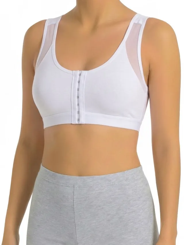 OTS Katoenen bralette Wit
