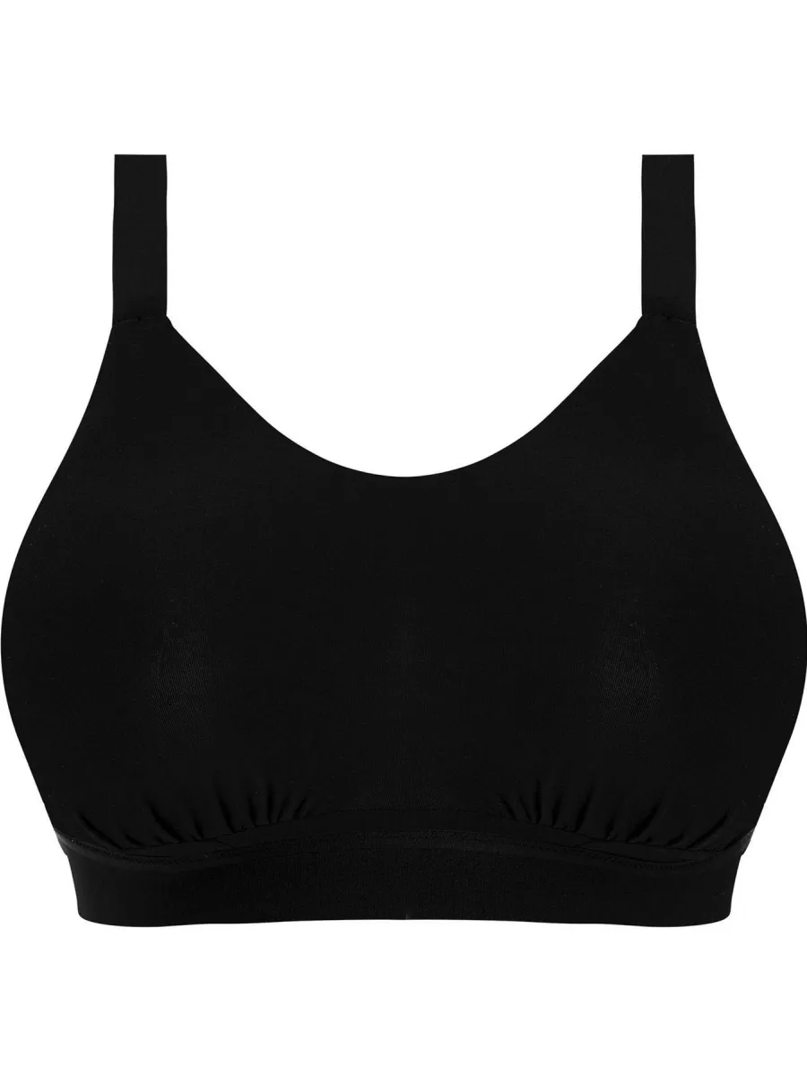 Elomi Downtime bralette zonder beugel zwart, foto 2