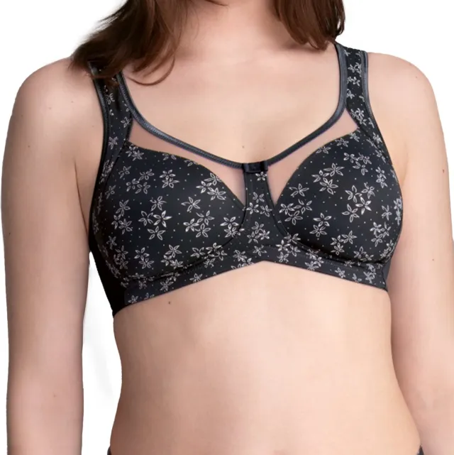 Anita Comfort Clara Art Bh zonder Beugel 5854 408 Antraciet - maat EU 105C / FR Grijs