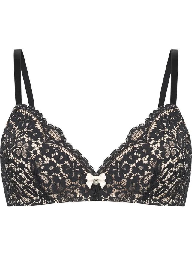 Hunkemöller Rose non wire p zwart