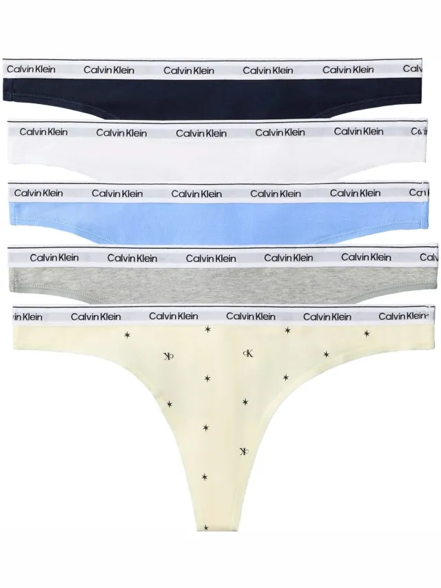 Calvin Klein thong 5-pack multicolour