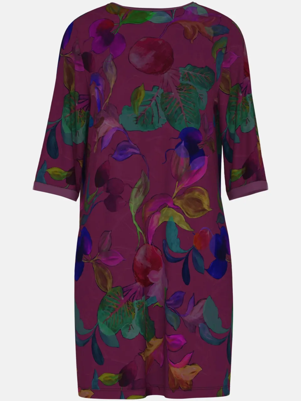 Mey Slaapshirt Serie Cosmic Garden Crushed Berry paars, foto 2