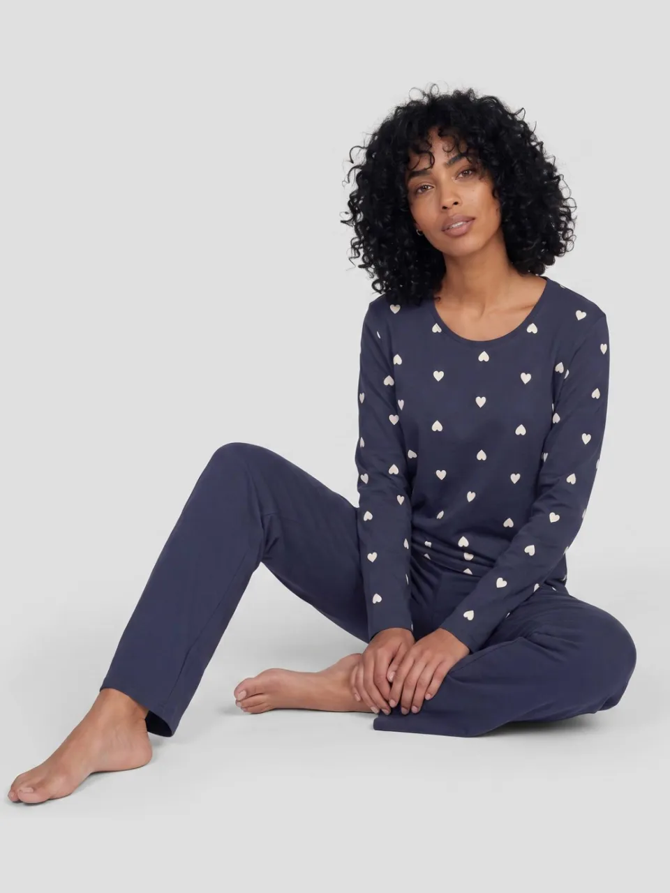Dreamcovers pyjamaset donkerblauw, foto 2