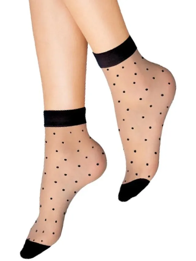 Caresse pantysokjes microdots huidskeur