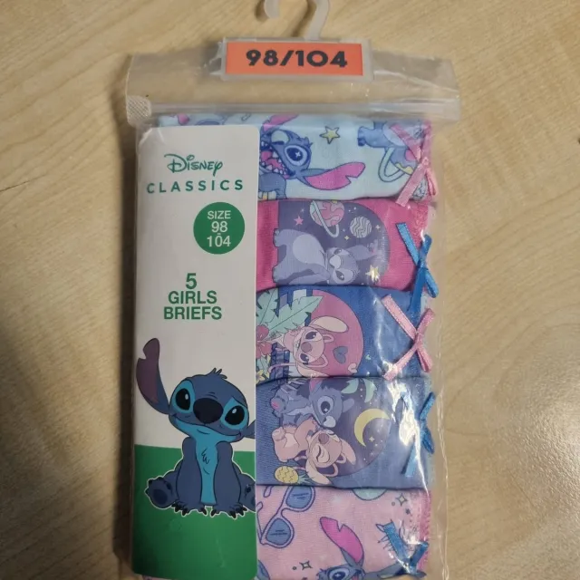 Disney Lilo & Stitch - Meisjesslips - Onderbroekjes - Set van 5 stuks - Geschenkverpakking Multikleur