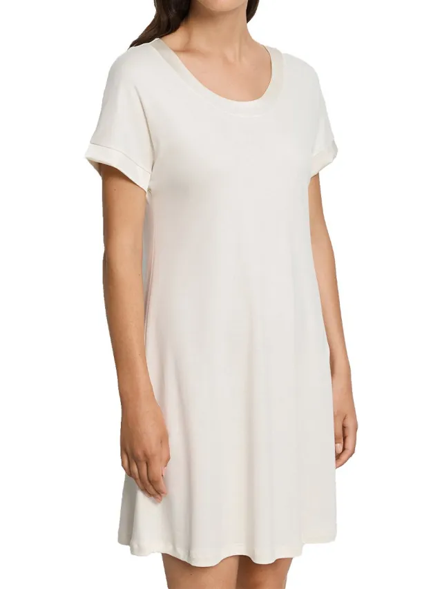 Hanro Dames nachthemd Anilla misty white