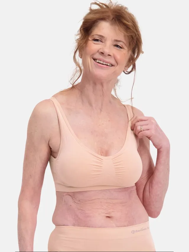 Bamboo Basics Roze Naadloze BH Zonder Beugel Fleur - Comfort BH - Bralette Dames - Bamboe Ondergoed Dames