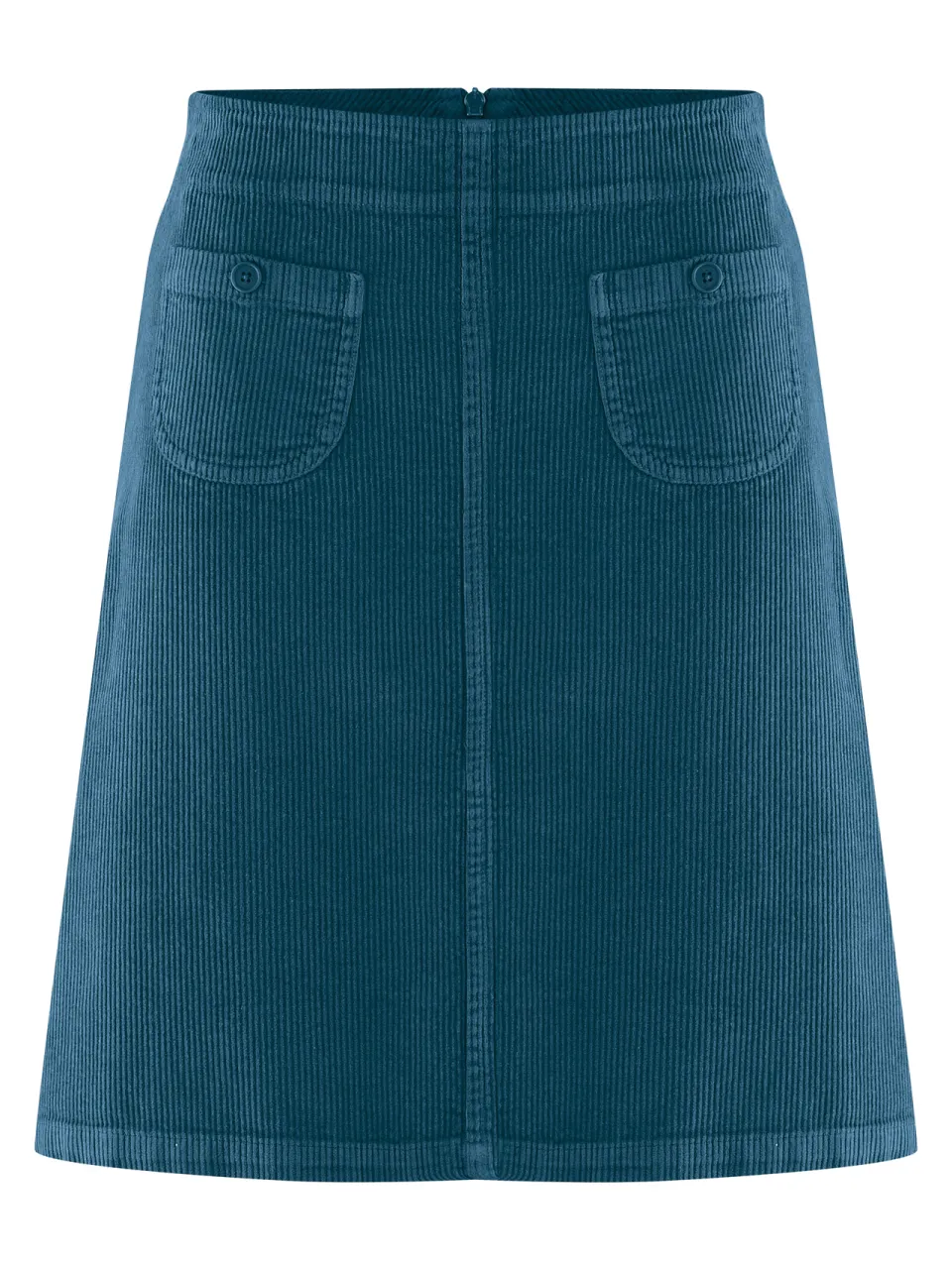 HempAge dames vegan Rok Simple Cord Reef Teal blauw, foto 2