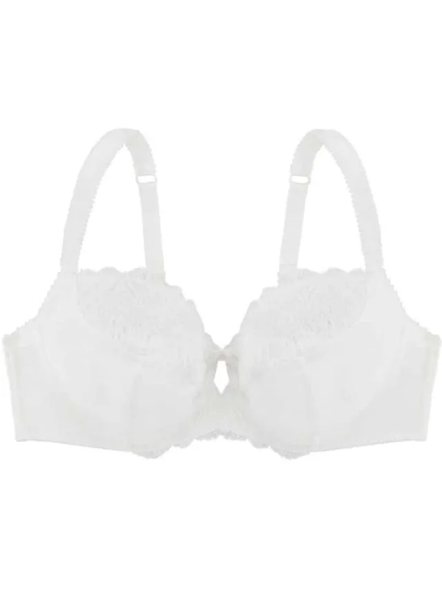 Dorina Kanten beugel BH - Celine - Stevige bh zonder vulling - Grote maten - 105B - Zwart