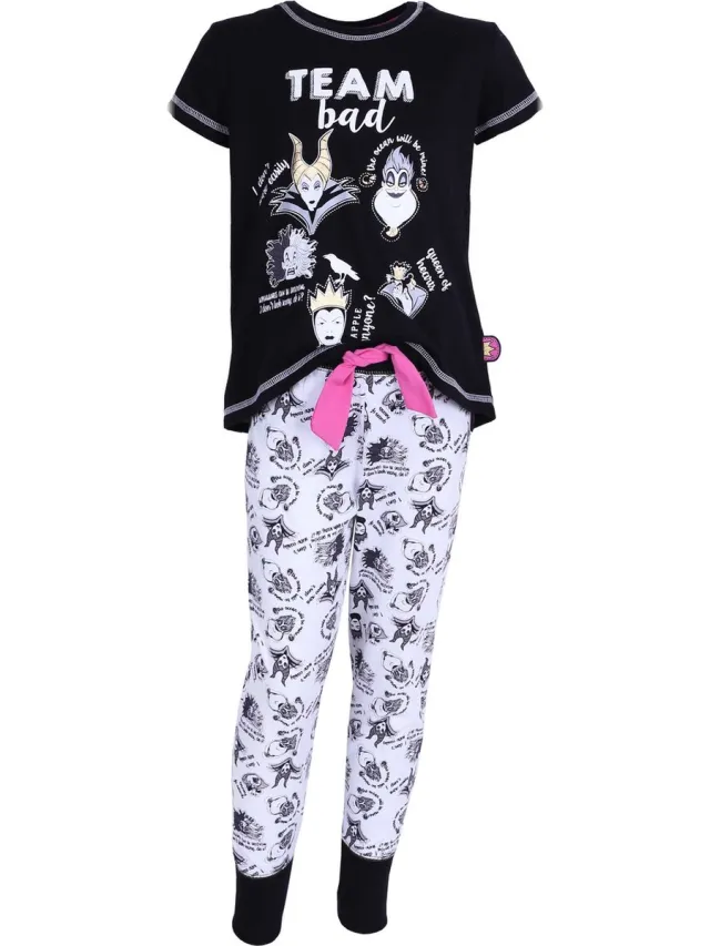 Disney Team Evil DISNEY PRINCESS pyjama Zwart-wit