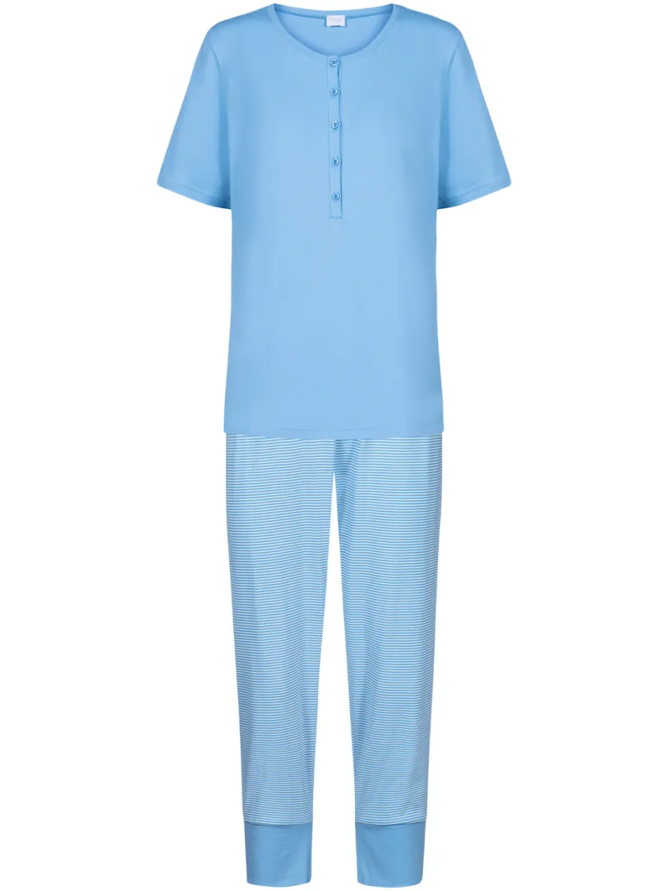 Mey Pyjama 3/4-lang, korte mouwen Serie Small Stripes Summer Blue, foto 3