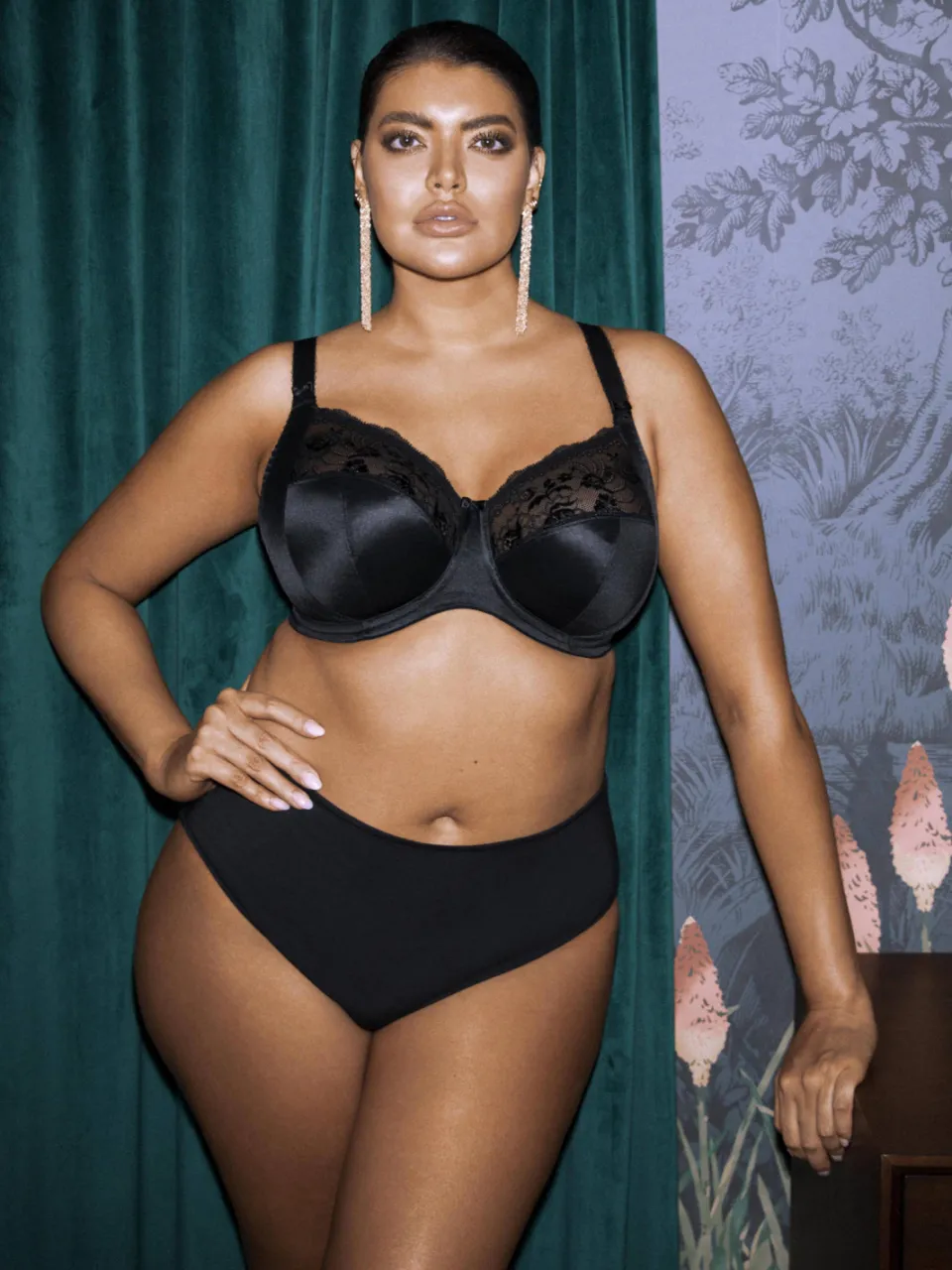 Elomi Morgan beugelbh zwart, foto 3