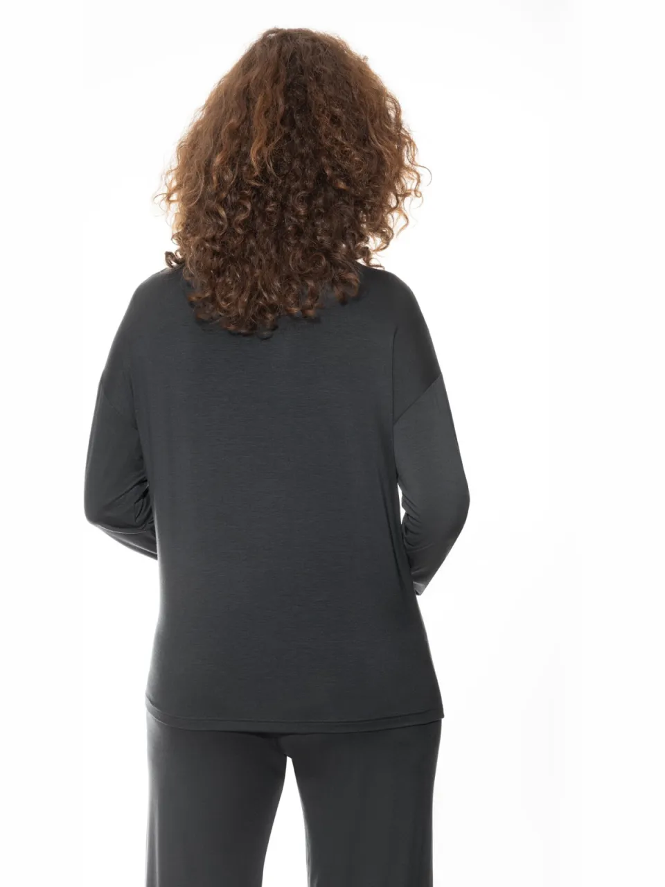 Mey T-shirt met lange mouwen Serie Pure Chic Thunder Grey, foto 3
