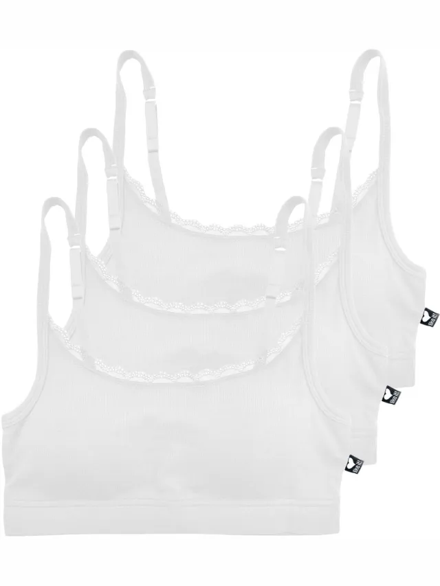 Like it! 3-pack Bustier Jessy Wit