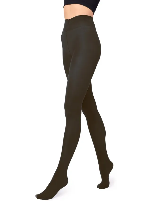 Merry Style Dames Panty - 70 DEN - Medium gloss - Polyamide - SS-Caldo-70 - Zwart