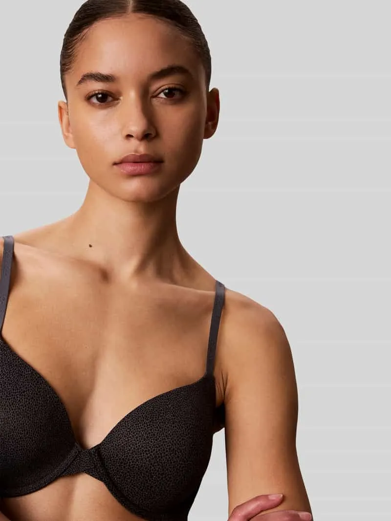 Calvin Klein T-shirt-bh met beugels van 4-weg stretch rookblauw, foto 4