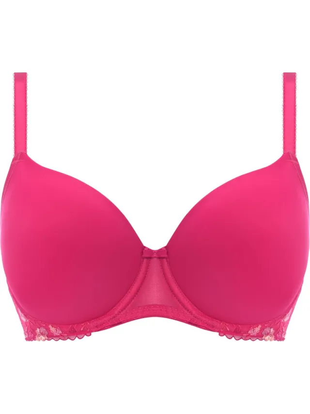 Freya AWAKENING UW Moulded Demi T-shirt Bra Vrouwen Beha - RED Rood