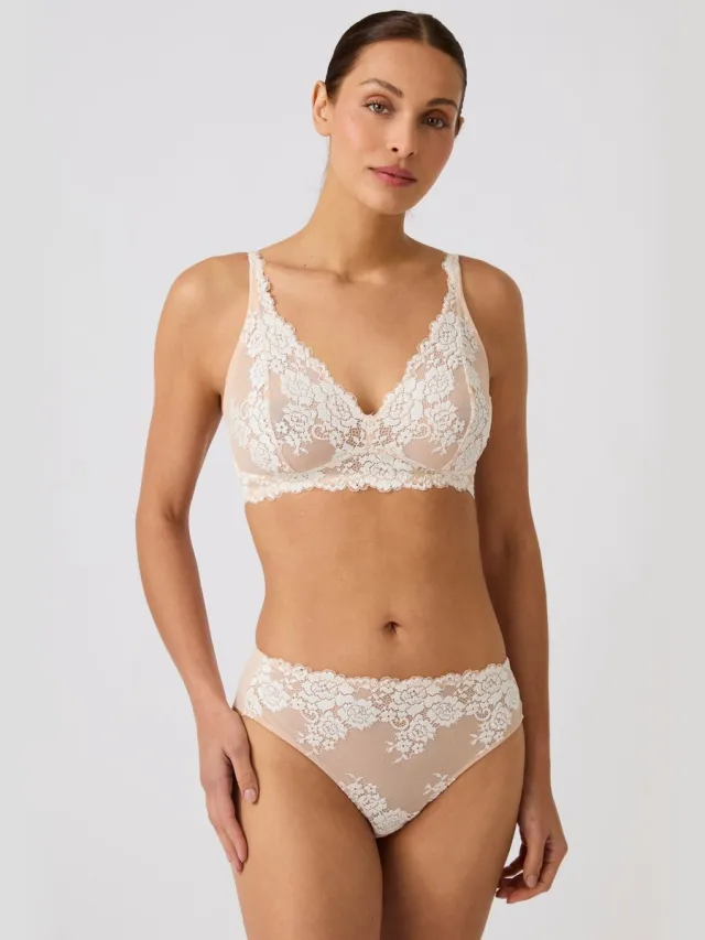 Damart Beha zonder beugels, foulardmodel ROSA van Damart - Dames - Beige - 95