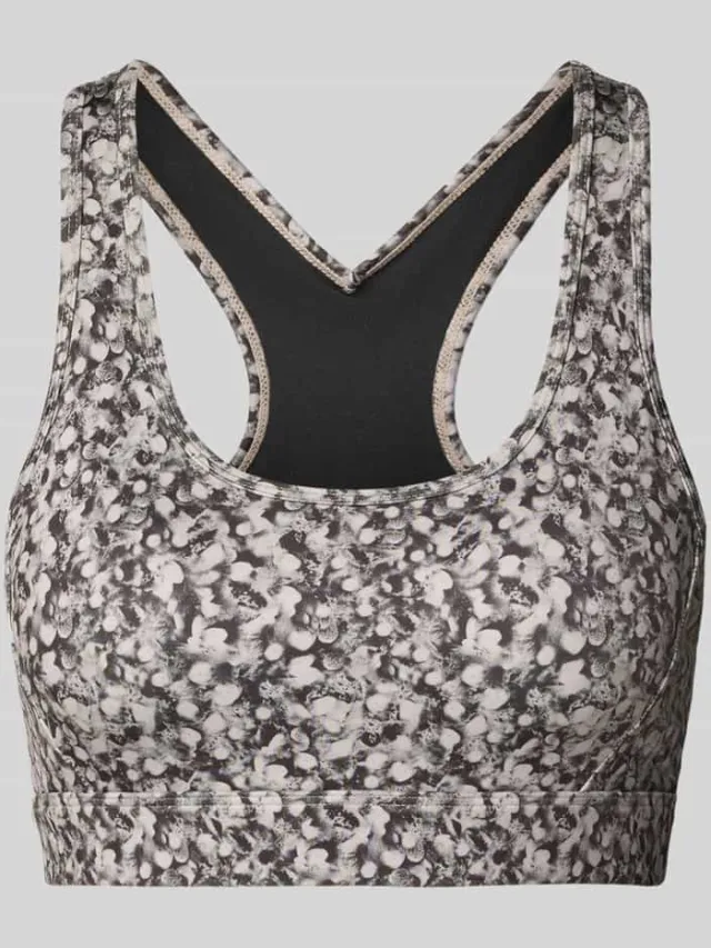 Varley Freesoft sport-bh met racerback model 'selma' taupe, foto 2