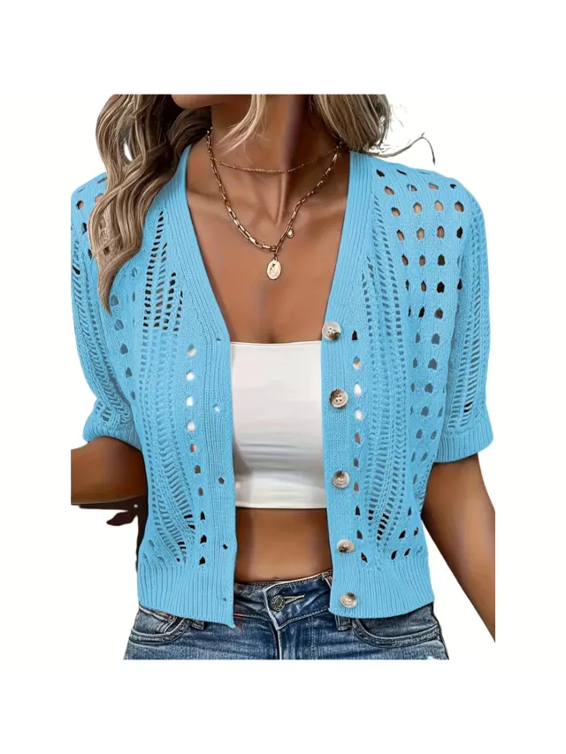 Currero Topje Dames - Top Kleding - Shirt - Blouse - Kort - Volwassen - Viriditeit