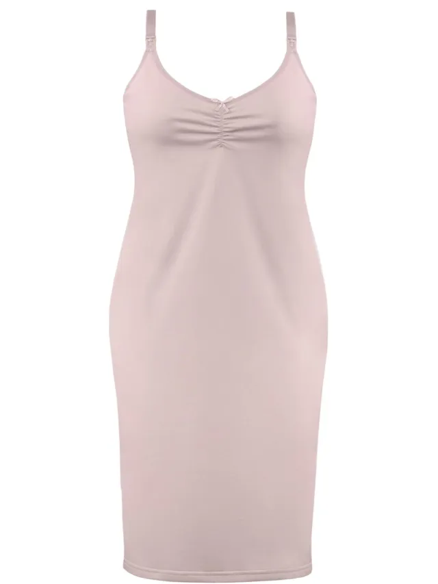 Mitex Mama Basic voedingsjurk roze