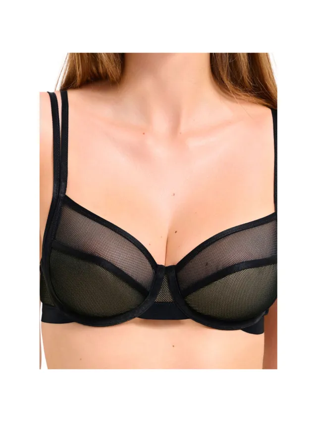 Lisca Voorgevormde bh Lisca Mesh -beugelbeha Zwart