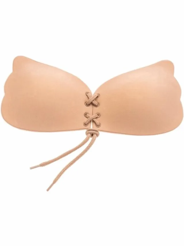 N.N. Next Netherlands strapless beha - BH - plakbeha - coffee - Cup A