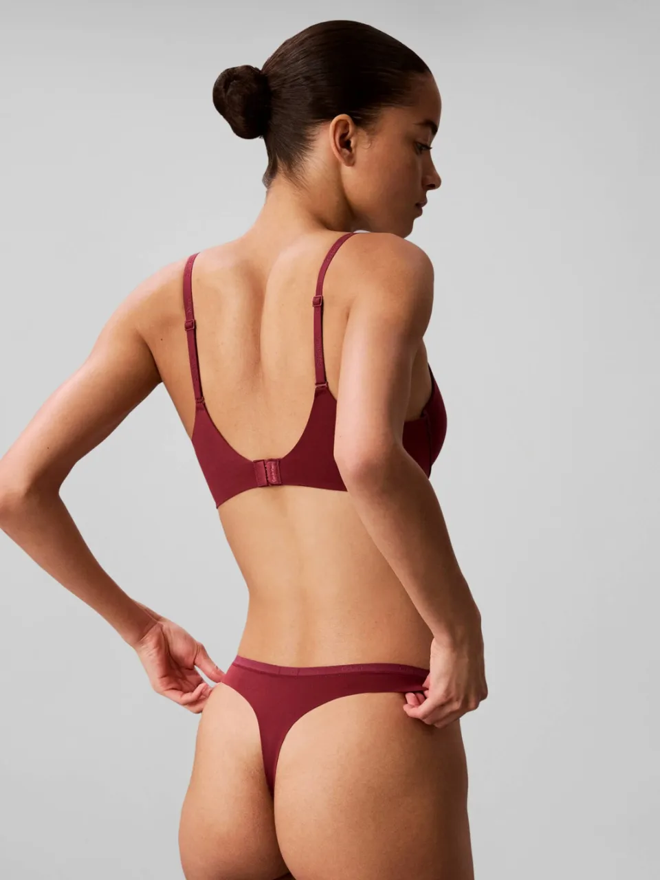 Calvin Klein string - donkerrood, foto 3