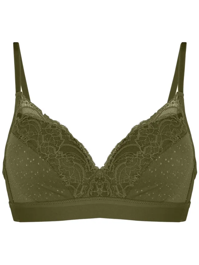 Hunkemöller Sophie Padded Non-Underwired Bra Groen