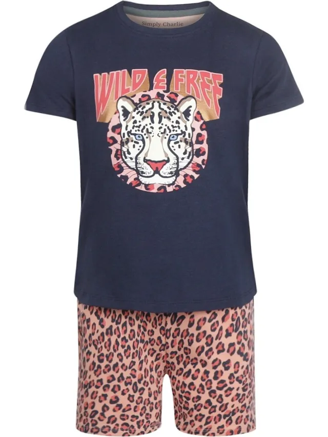 Charlie Choe Pyjama Wild & Free Blauw