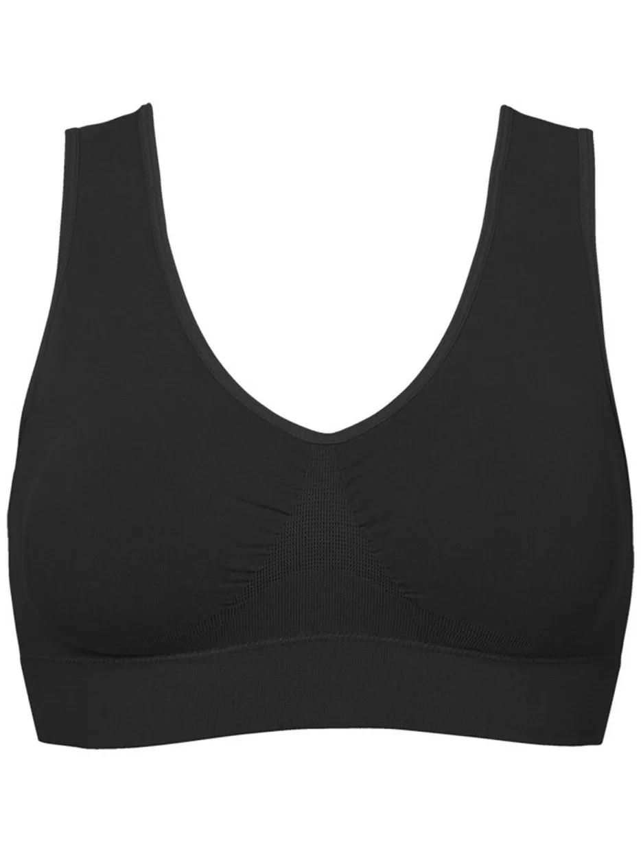 MAGIC Bodyfashion Comfort Bra Bamboo bh top zwart, foto 2