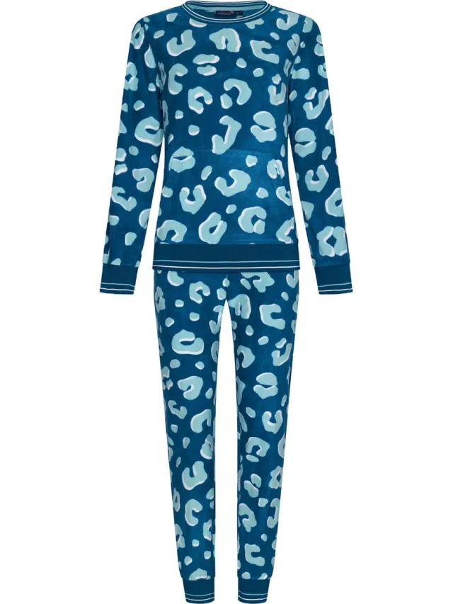 Rebelle Pyjama set - Wild Dreams - Blauw / Turquoise - Fleece