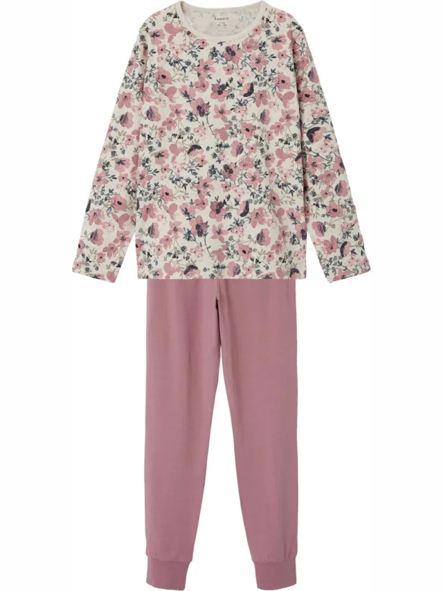 NAME IT Pyjama Lange mouwen Nostalgia Rose