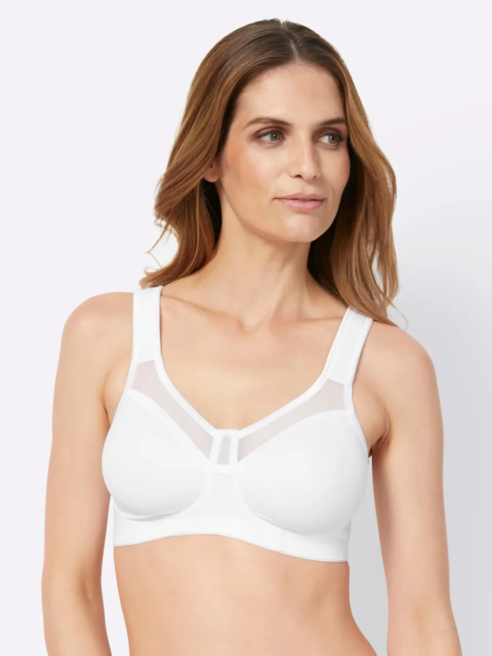 T-shirtbeha zonder beugel wit