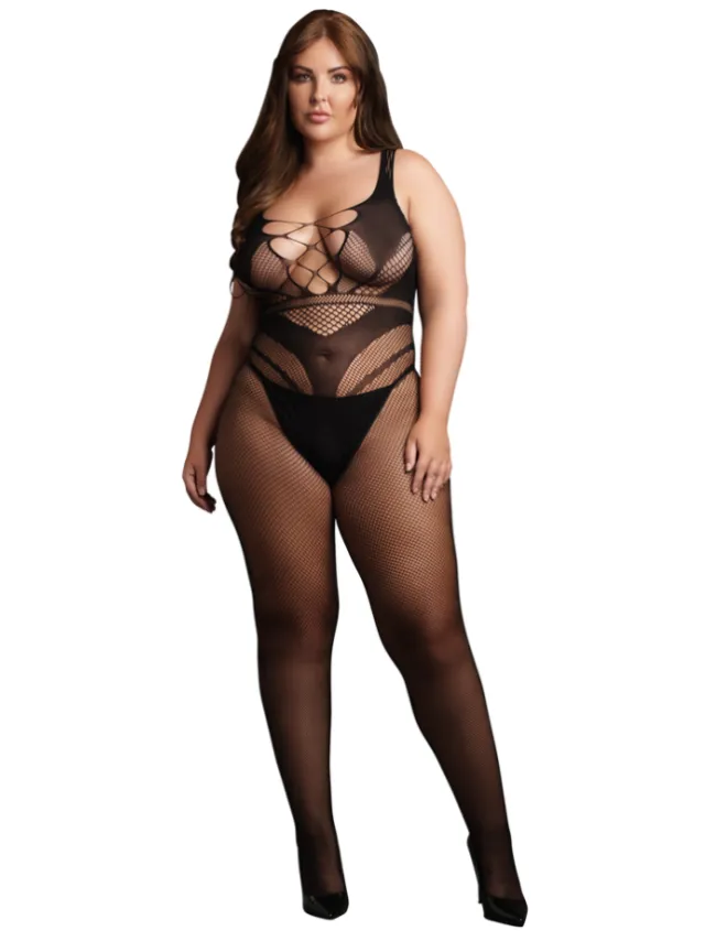 Le Désir by Shots Bodystocking met Accentuated Lines - OSX - Zwart