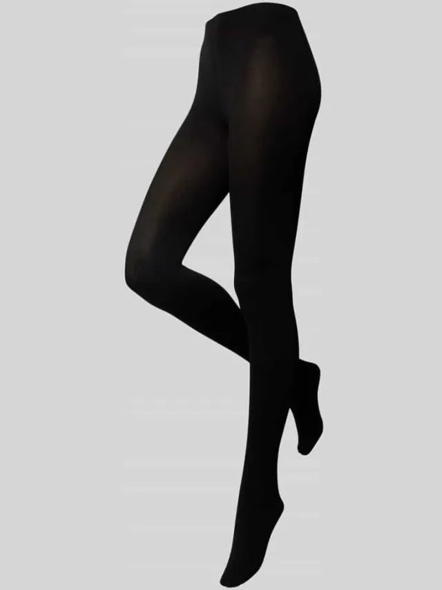 Falke Panty met elastische band, model 'PURE MATT 100' zwart, foto 5