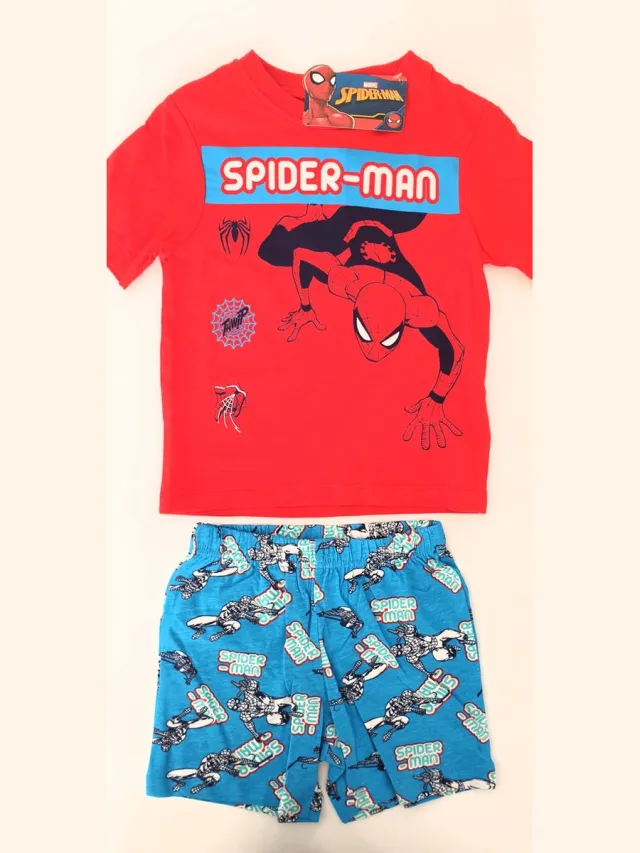 Spider-Man Pyjama - Shortama - Rood - 116