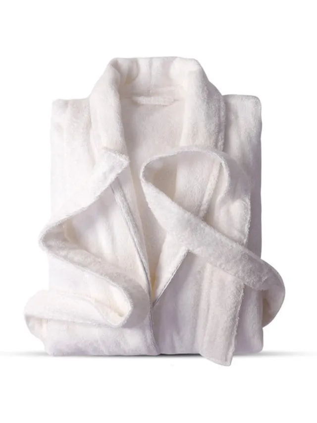 Eden Badjas – Korte Damesbadjas – Maat S/M – Zachte Ochtendjas met Ceintuur – Relaxed Fit – Comfortabel voor na Douche, Sauna of Ontspanning – Kleur: Crèmekleurig Creme