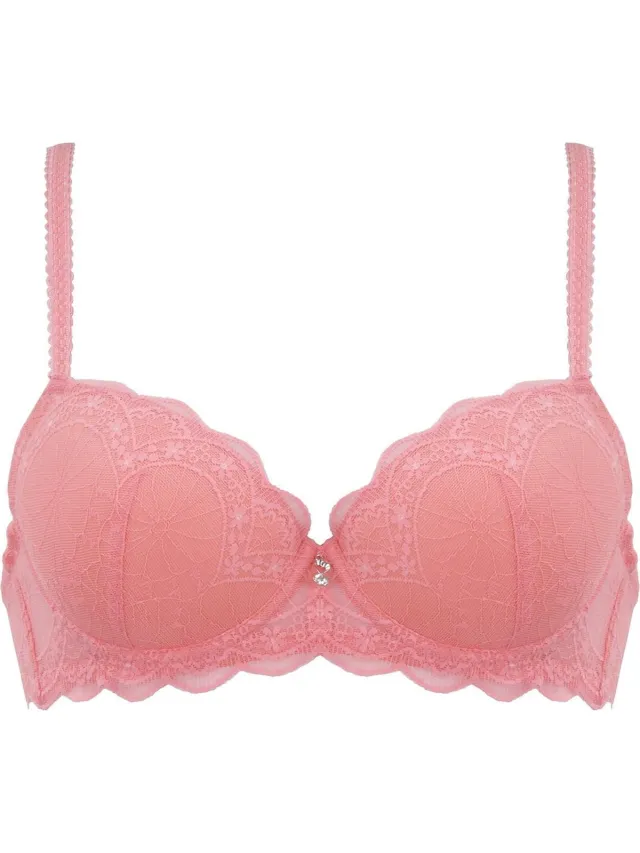 Naturana padded lace beugel BH 70D apricot