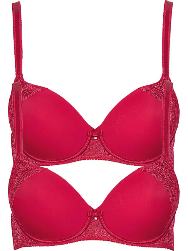 Lisca 2-pack cup BH Evelyn rood