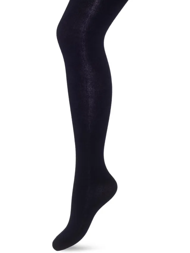 Bonnie Doon Viscose Maillot Dames Donker Blauw maat 40/42 L - 100 Denier - Luxe Viscose - Uitstekende pasvorm - Gladde Naden - Soft Viscose Tights - Heerlijk zacht en Comfortabel - Donkerblauw - Navy - BN951970.102