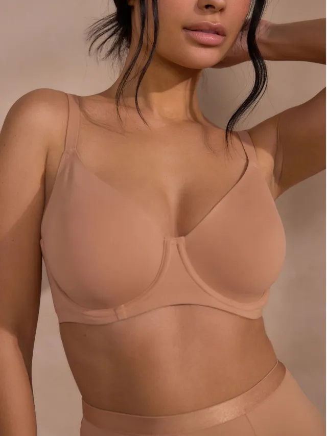 Next Dames - Forever Lite gladmakende beha - Huidkleur Praline Nude