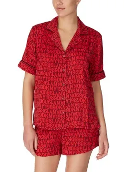 Dkny Only In DKNY Top And Boxer Pj Set * Actie * Rood,Roze